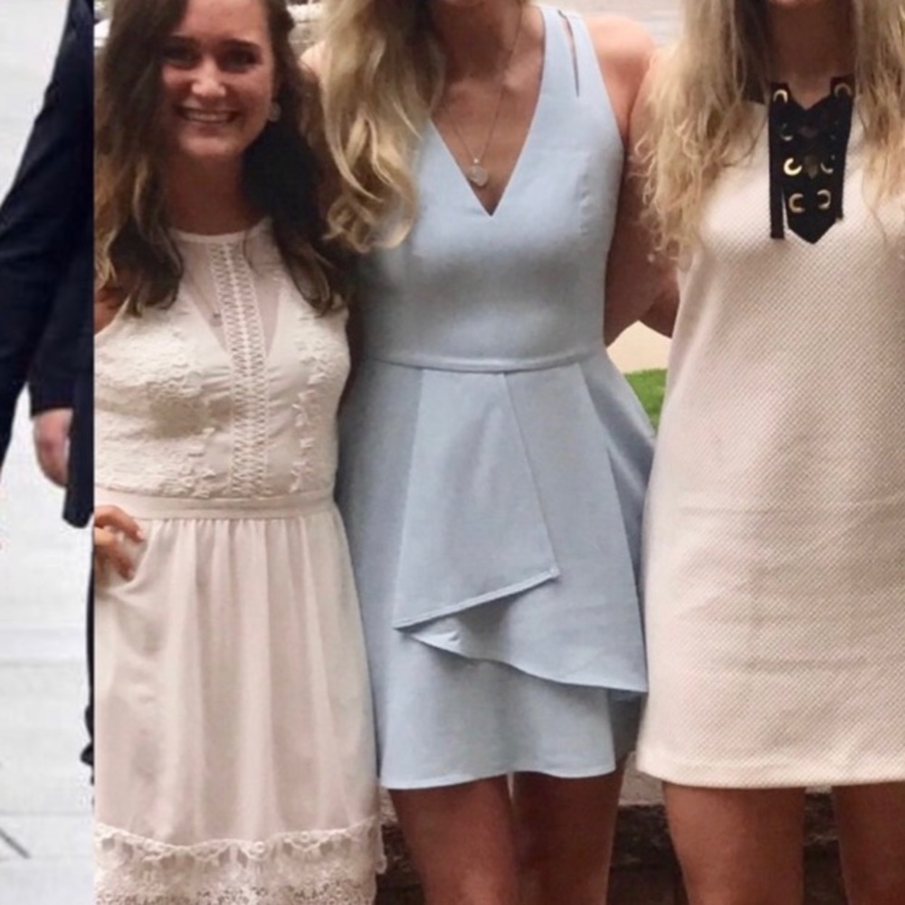 Blue A-Line Dress – Perfect for Wedding!